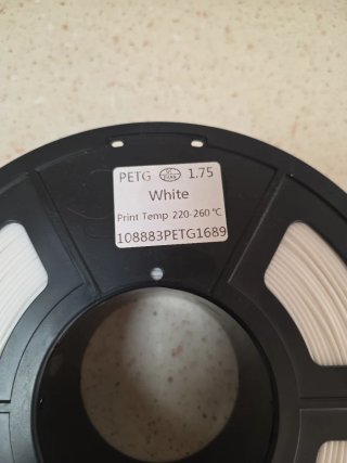 Filamento PETG Blanco 1.75mm Impresora 3D