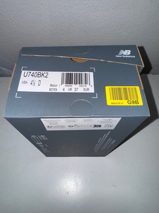 New Balance 740 blanco/Plata Nuevas sin uso .