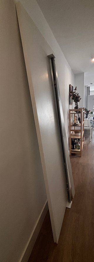 Puerta corredera 82.5 x 2m con guía