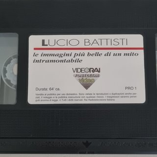 Lucio Battisti - Videorai VHS