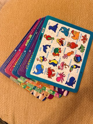 Lote de 5 Puzzles Infantiles Educativos