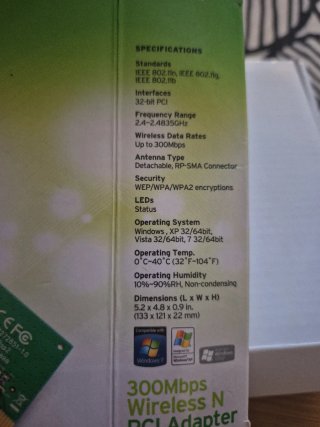 Adaptador WiFi TP-LINK Wireless N PCI