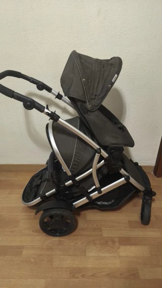 Carrito Doble Hauck + 2 Fundas + Colchón
