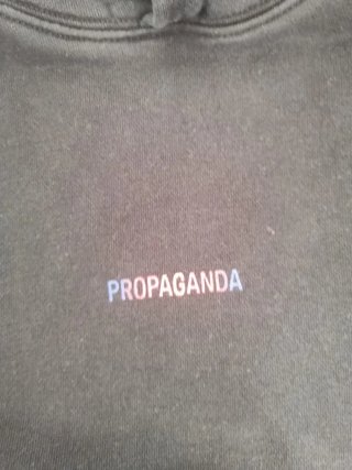 Felpa Propaganda Nera Taglia S