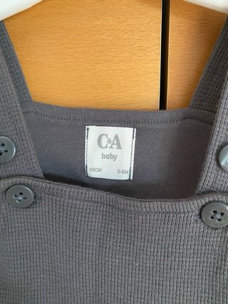 Conjunto vestido y camiseta bebé