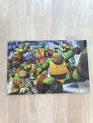 3 Puzzles Tortugas Ninja Educa 80-150-100 piezas