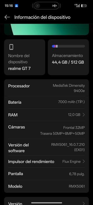 Realme GT 7 12/512GB
