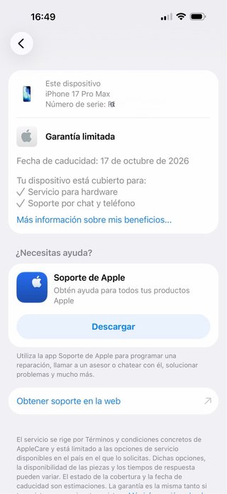iPhone 17 Pro Max Plata