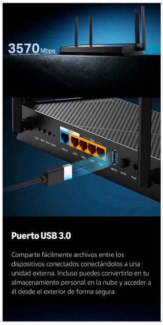 Router TP-Link Archer BE3600 WiFi 7 Precintado