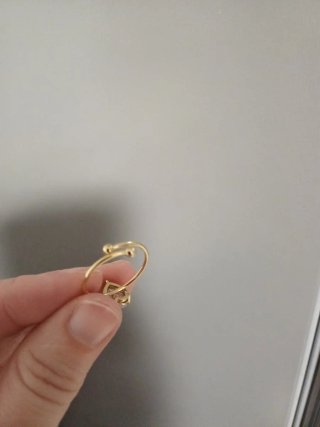 Anillo Corazón Circonita Acero Inoxidable Ajustabl