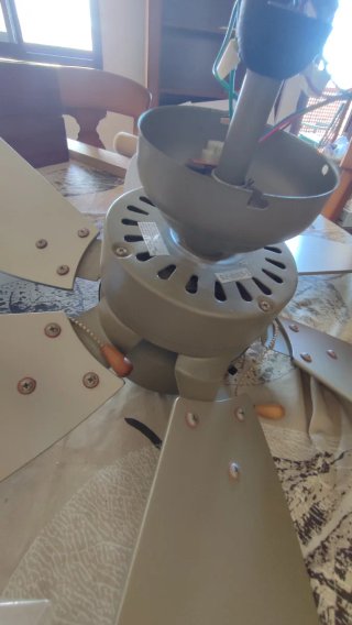 Ventilador de techo con lámpara