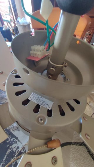 Ventilador de techo con lámpara