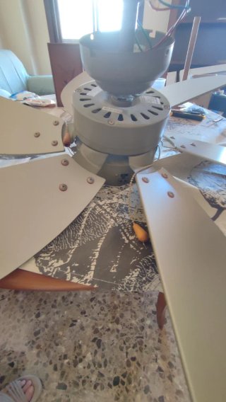 Ventilador de techo con lámpara