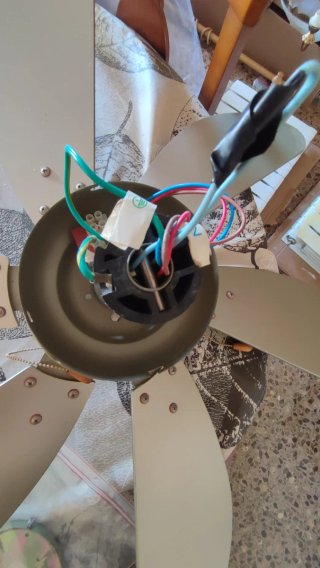 Ventilador de techo con lámpara