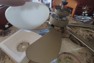 Ventilador de techo con lámpara