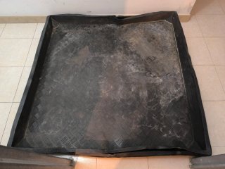 2-Bandejas de jardinería negras