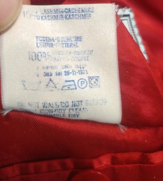 Blazer rosso Versace linea Versus