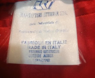 Blazer rosso Versace linea Versus
