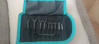 Set di 10 mini chiavi LIBRATON, metriche 4-11 mm /