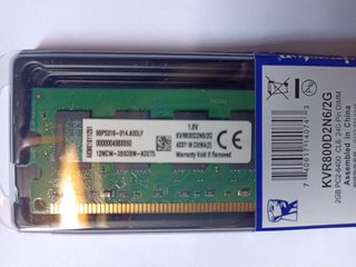 Kingston 2GB KVR800D2N6 PC2-6400 Memoria Ram PC