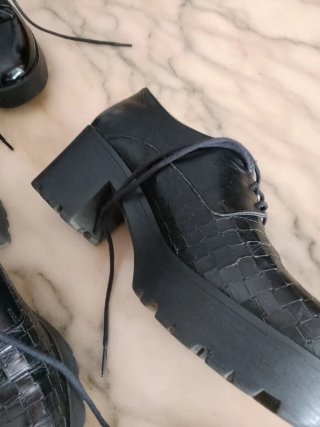 Zapatos de plataforma negros