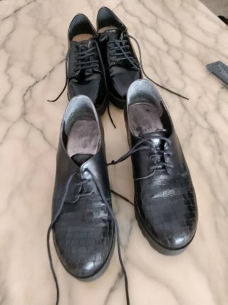 Zapatos de plataforma negros