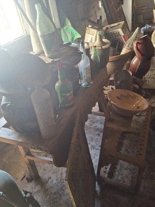 Lote de antigüedades y objetos vintage