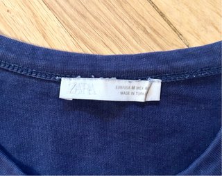 Camiseta manga corta talla M Zara