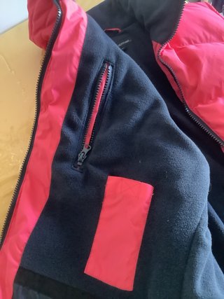 Chaleco acolchado rosa sin estrenar