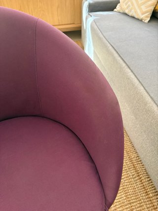 Silla giratoria Ikea SKRUVSTA morada