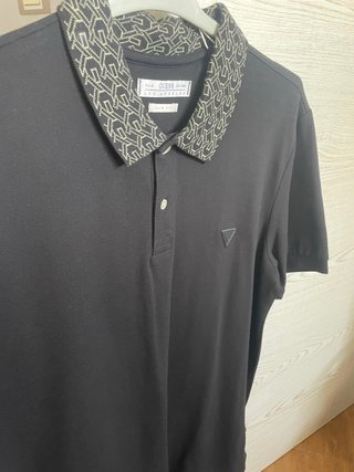 Polo Guess Negro Talla M Slim Fit