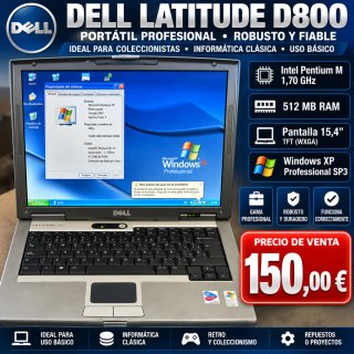 Dell Latitude D800 Portátil Profesional