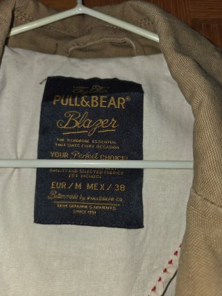Americana Pull&Bear Beige Talla M