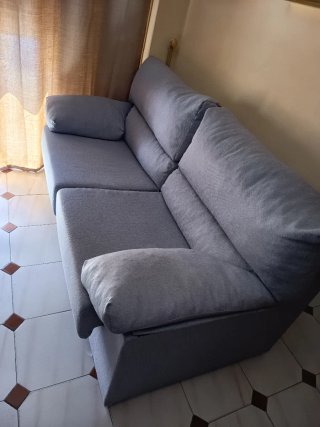 Sofá 2 plazas y media gris