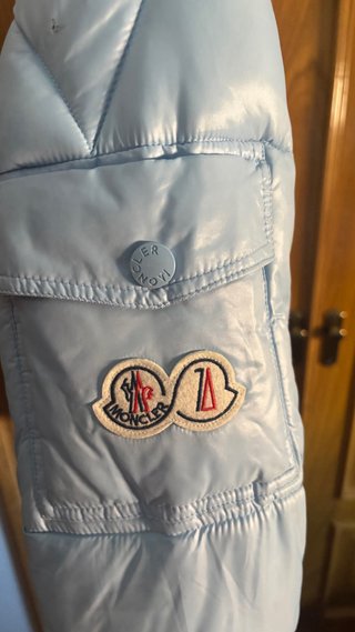 Chaqueta/Cazadora Moncler 70 Aniversario celeste