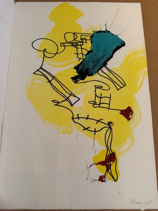 Serigrafía Juan Olivares 2005 Firmada