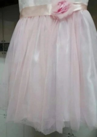 Vestido rosa cerimónia