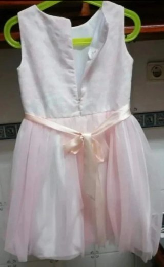 Vestido rosa cerimónia