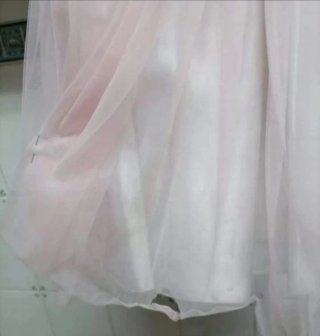Vestido rosa cerimónia