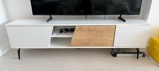 Mueble TV Fiona 180cm Blanco/Roble