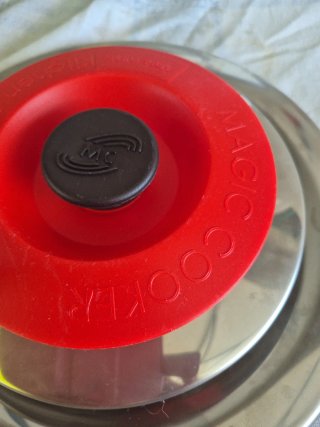 Coperchio Magic Cooker Rosso e Argento