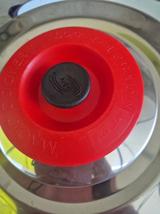 Coperchio Magic Cooker Rosso e Argento