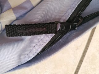Zaino Vans lilla a scacchi con fiori