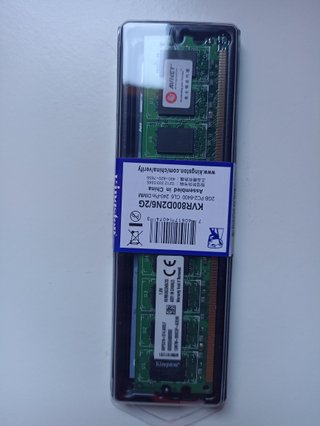 Kingston 2GB DDR2 KVR800D2N6 PC2-6400 Memoria Ram