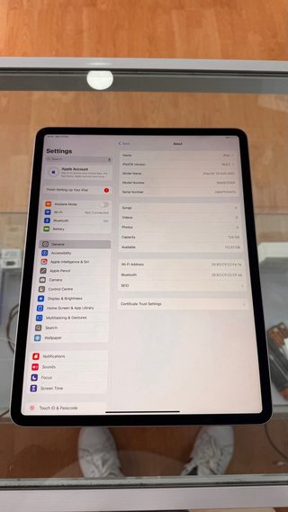 iPad Air 13 M2 128GB Gris 2024