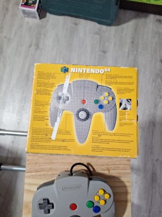 Mando Nintendo 64 Gris con Caja