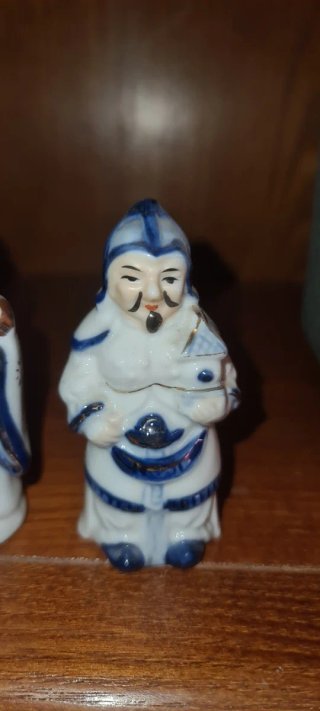 Figuras Sabios Chinos Porcelana