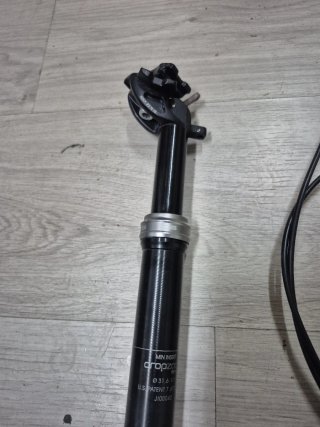 Tija telescópica MTB 31.6mm Con su mando