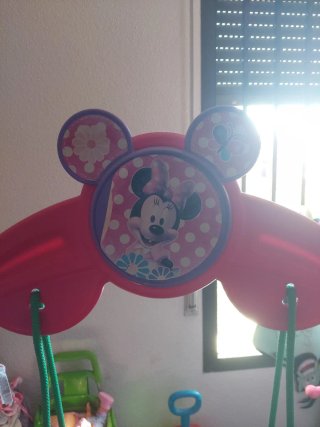 Columpio para bebé Minnie Mouse