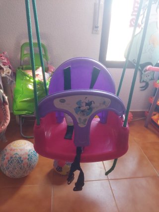 Columpio para bebé Minnie Mouse